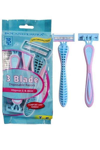 Gillette Pauland Laura Women's Stainless Steel Disposable Razor, 5-Pack