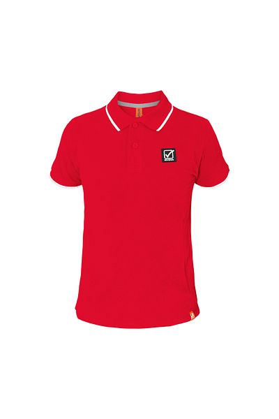 Givova Men's Cotton Short-Sleeve Polo - Red