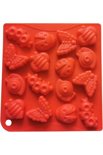 Generic Premium Garden Insects Silicone Baking Mold – 16 Cavities