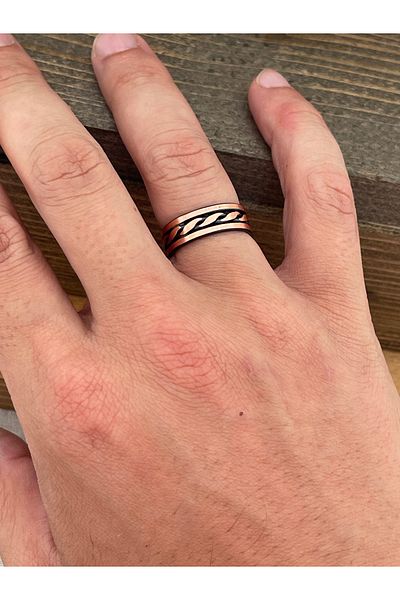 Rupen Kraft Adjustable Size Pure Copper Ring