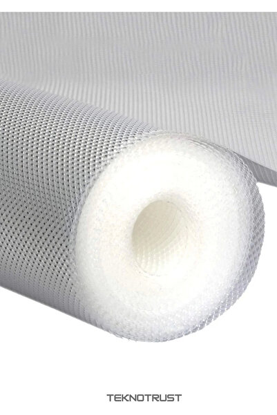 Clevora Protector antiderapant transparent pentru rafturi de bucatarie, capac pentru sertar interior dulap, PVC 45x300 cm, Eva Ka