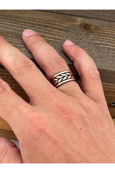 Rupen Kraft Adjustable Size Pure Copper Ring