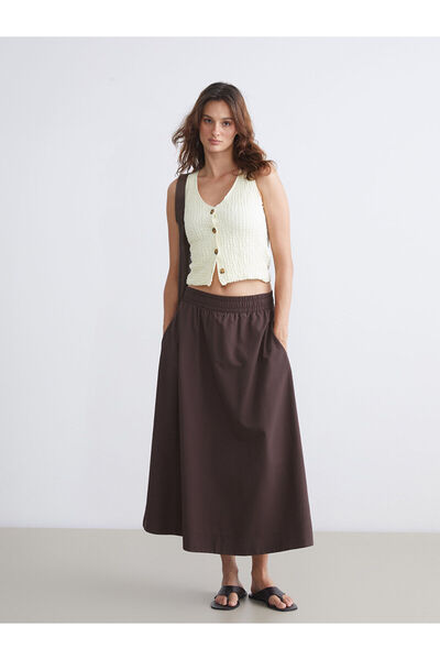 LC Waikiki V-Neck Textured Women's Vest
