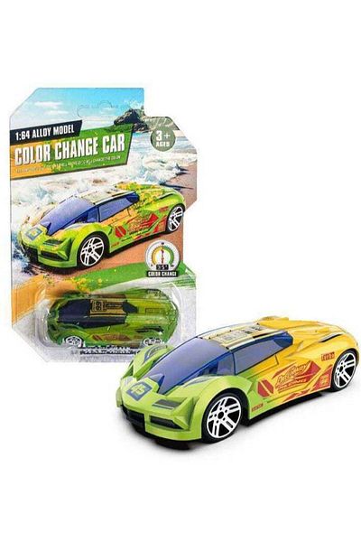 Generic Alloy Car Model 1:64 Temperature Sensitive Color Change Racing Car Shock Resistant Sports