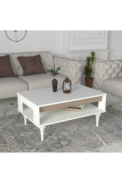 SAHABA Lavita coffee table white gray