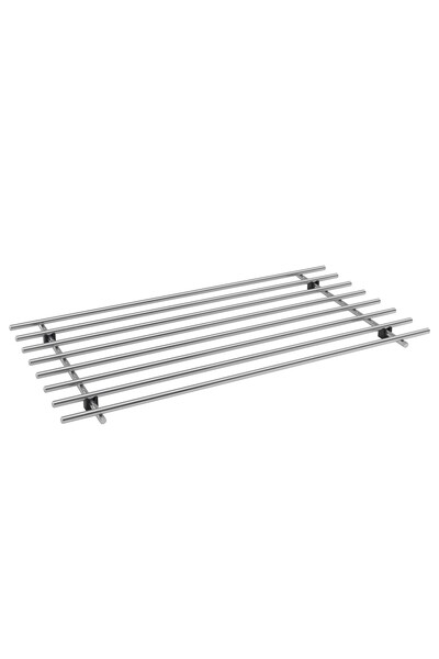 IKEA QUİCK Paslanmaz Çelik Nihale Uzunluk 50 Cm Kaymaz Tencere Tava Çaydanlık Altlığı Gri Genişlik 28 Cm