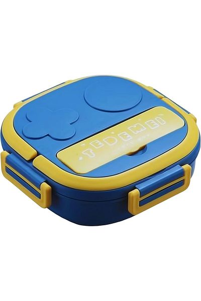 Twisoo Kids Lunch Box with Stainless Steel Material, 2 Compartment Food Container for Home Outdoor W