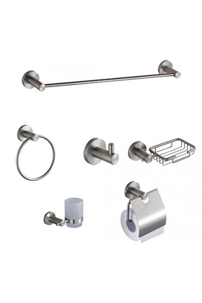 STAMINA Chrome Matte Accessory Set 6 Pieces