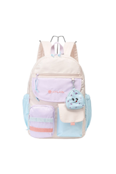 Atlas Waterproof Zipper Closure School Backpack with Adjustable Straps