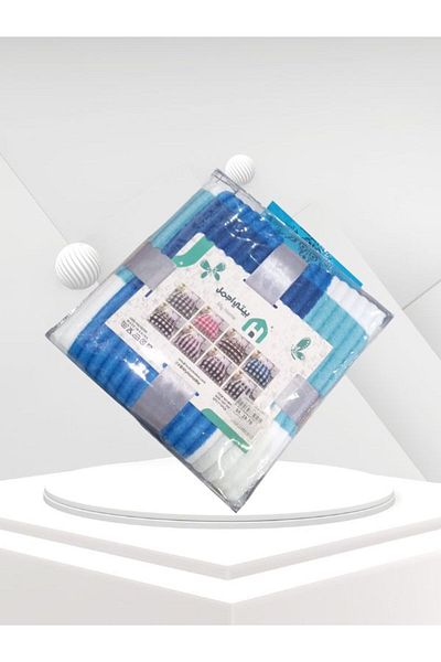 TSUMAB My Home Checkered Plush Blanket – 150x200 cm – Multi-Color