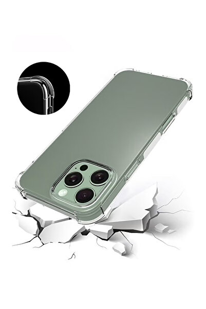 Generic Silicone Protective Back Case Cover For Apple iPhone 16 Pro Max Transparent