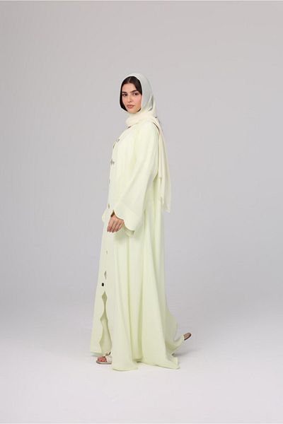 IKKXA Casual Circle Cut Colored Abaya