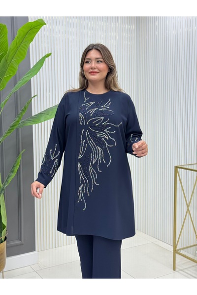 GK Stone Adhesive Tunic Suit