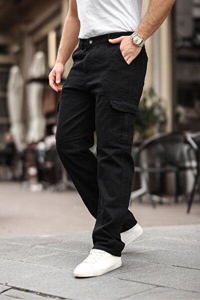 wamoss Relaxed Season Wide Leg Baggy Loose Cargo Pants Skb 2025