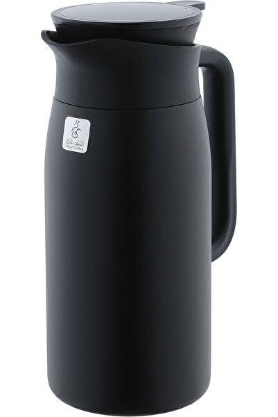 Alsaif Gallery Rana Al Saif Gallery Thermos, 1.5L, Inner Steel, Outer Steel, Touch Screen - Black