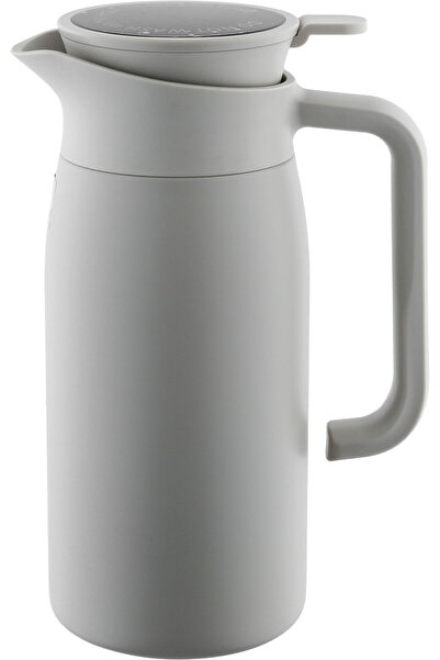 Alsaif Gallery Rana Thermos, Saif Gallery, 1.5L, Stainless Steel Body, Touch Screen - Light Grey