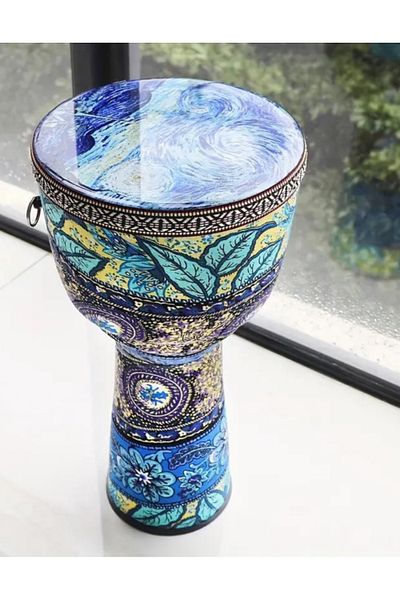 MegArya Handcrafted African Drum