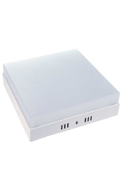 Hepol Surface-mounted LED wall light 18W 1600lm square cold light 6500 K, IP20, modern