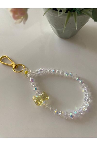 RSTM Boutique Chic Elegant Gift Beaded Colorful Keychain