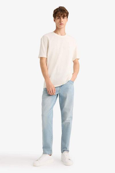 DeFacto New Season Crew Neck Pique Short Sleeve T-Shirt