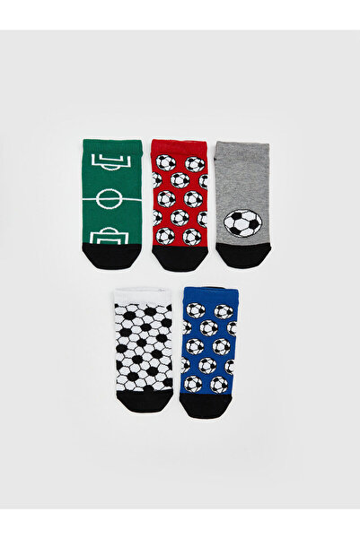 LC Waikiki Μποτάκια για αγόρι με σχέδια κάλτσες 5 πακέτο