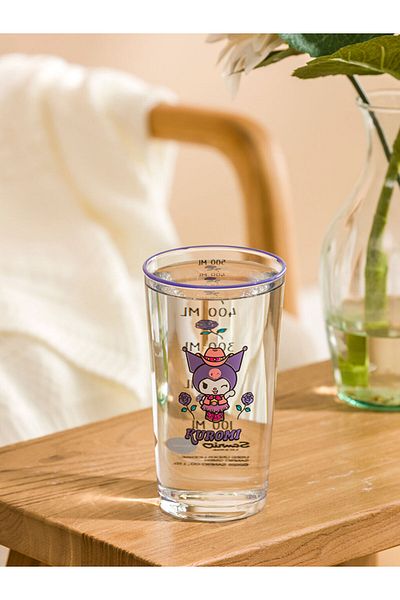 LC Waikiki Quality Parts from Celebi Store |   Mixed Kuromi Printed Glass Water Cup 570 ml