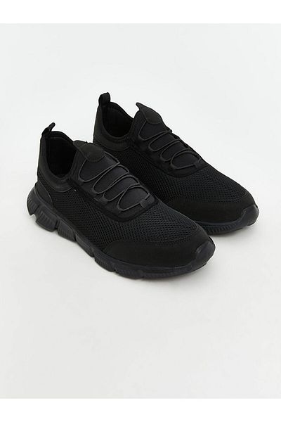 LC Waikiki Quality Parts from Celebi Store |   Black Lace-Up Mesh Detailed Men's Sports Shoes