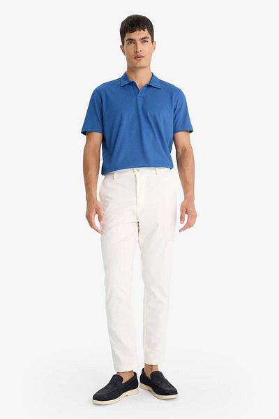 DeFacto New Season Regular Fit Polo Neck Short Sleeve T-Shirt