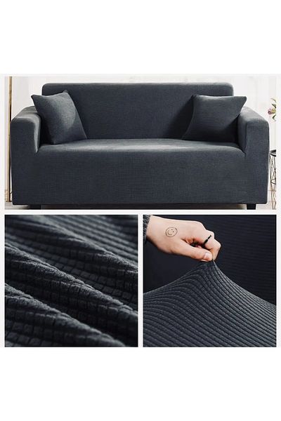 Arzuyum Lycra Fabric 2 Seater Seat Cover Sofa Cover Elastic Flexible Good Quality