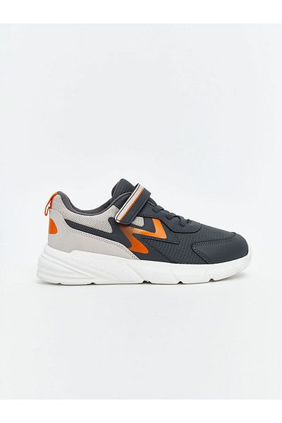 LC Waikiki Quality Parts from Celebi Store |   Anthracite Lace-Up and Velcro Boys' Sports Shoes