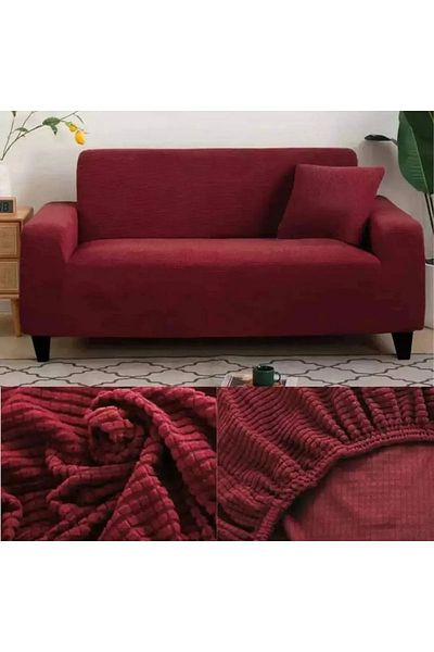 Arzuyum Lycra Fabric 2 Seater Seat Cover Sofa Cover Elastic Flexible Good Quality