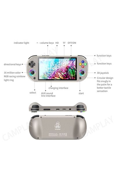 ماركة غير محددة Sjgam Portable Pocket Video Player M22 P Controller Gamepad Linux