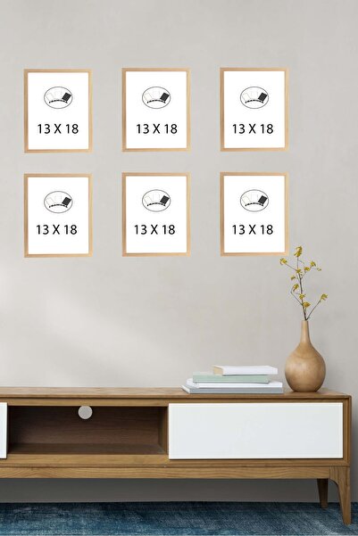FRAMORA AHŞAP ÇERÇEVE 13X18 6LI