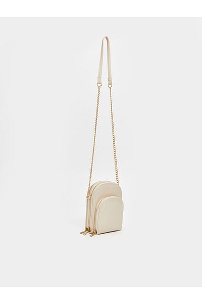 LC Waikiki Quality Parts from Celebi Store |   Beige Leather Look Women's Shoulder Bag