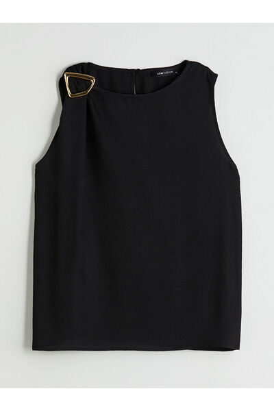 LC Waikiki Quality Parts from Celebi Store |   Crew Neck Gathered Blouse