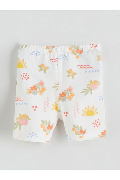 LC Waikiki Quality Parts from Celebi Store |   Ecru Baby Girl Leggings with Elastic Waist 2-Piece