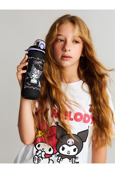 LC Waikiki Quality Parts from Celebi Store |   Mixed Kuromi Printed Girl's Water Bottle 630 ml
