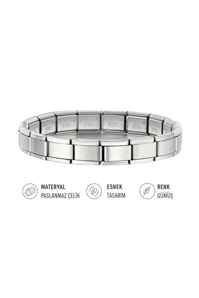 Gunessa سوار إيطالي ساحر للرجال والنساء من الفولاذ المقاوم للصدأ، يناسب أي معصم