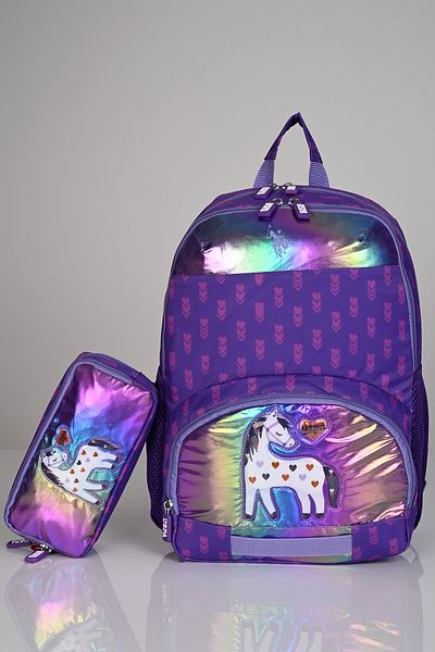 U.S. Polo Assn. S.U.A. Polo Assn. Plcan24218 Set rucsac școală primară + suport stilou