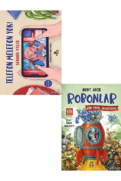 Kronik Kitap Telefon Melefon Yok! - Robonlar 2 - Şermin Yaşar 2 KİTAP ( ÜCRET...