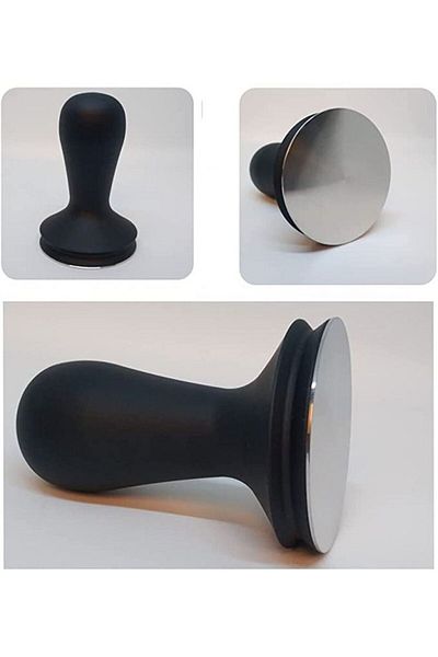 Taimi Espresso Coffee Full Black Tamper Compressor 53mm