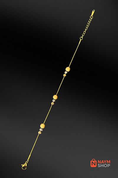 NAYM SHOP Gold Gilded Steel Wrap Bracelet