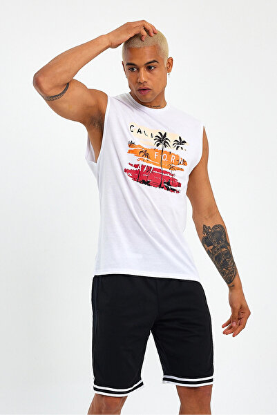 Superlife Superlife Men's Crew Neck Regular Fit Printed T-Shirt Spr23At341