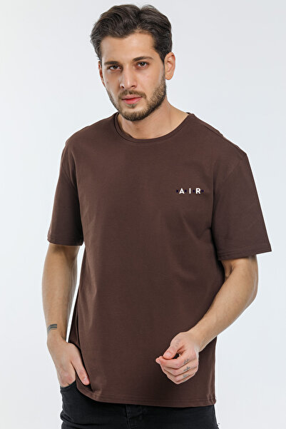 Superlife Ανδρικό μπλουζάκι με λαιμόκοψη Superlife με στάμπα SPR21Y23