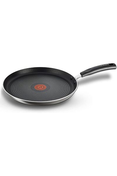 TEFAL Tawa Pan | G6 Delicia 26 cm Tawa Pan | Non-Stick Frying Pan | Black Frypan | Aluminium | 2 Yea