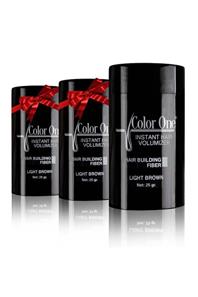 Color One Hair Powder 25 gr 3 Adet Color One (Brown) Saç Tozu Topik Hair Fiber