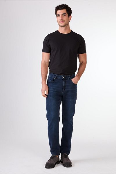 Dufy M.ΣΚΟΥΡΟ ΜΠΛΕ ΑΝΔΡΙΚΟ ΤΑΝΙΝΤ ΠΑΝΤΕΛΟΝΙ - SLIM FIT