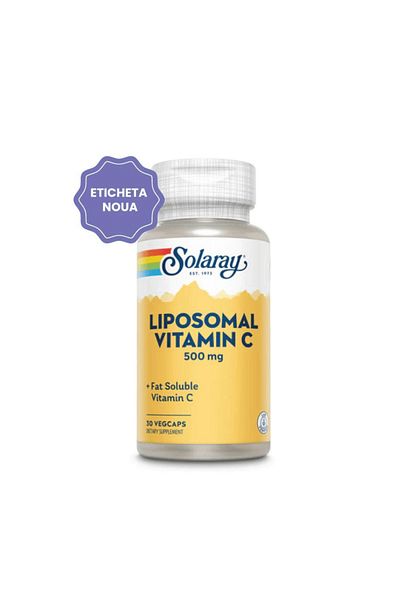 Secom Vitamina C lipozomală 500 mg, 30 capsule, Solaray,