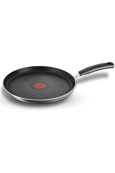 TEFAL Tawa Pan | G6 Delicia 26 cm Tawa Pan | Non-Stick Frying Pan | Black Frypan | Aluminium | 2 Yea