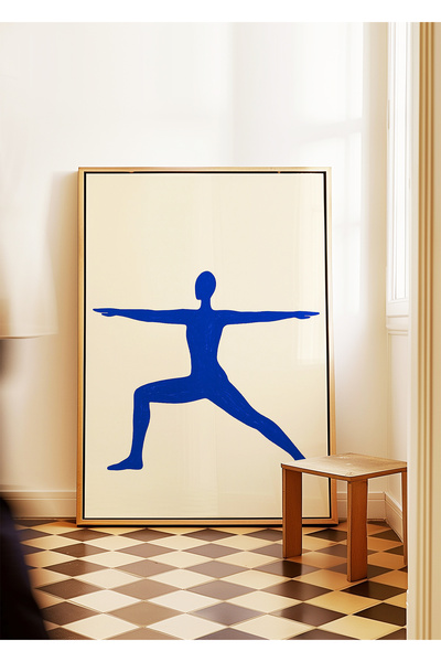 ARTHOUSECOLLECTIVE Poster de meditație yoga - 2 - Artă minimalistă de meditaț...